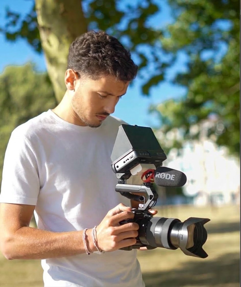 Alan Brière en tournage pour une captation vidéo de danse